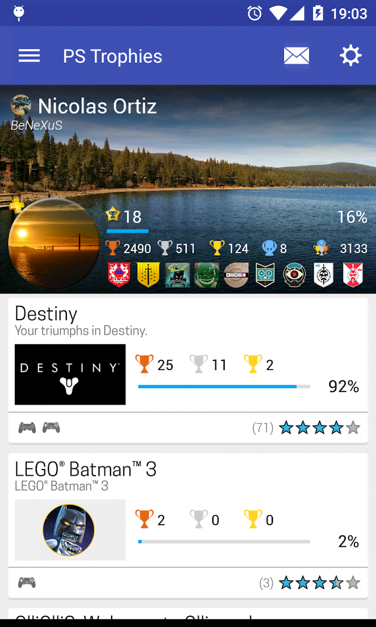 PS Trophies screenshot 1