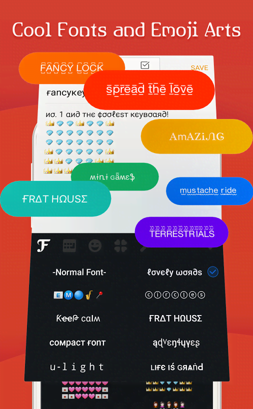 FancyKey Keyboard - Cool Fonts, Emoji, GIF, Sticker screenshot 2