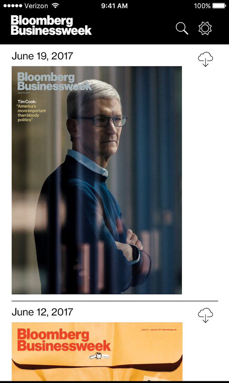 Bloomberg Businessweek+ screenshot 1