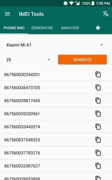 IMEI Tools screenshot 2