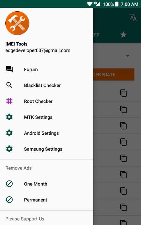 IMEI Tools screenshot 1