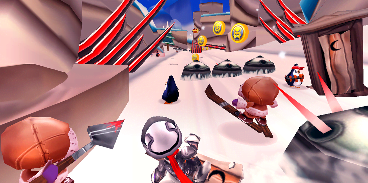 Skiing Fred gameplay screenshot 3