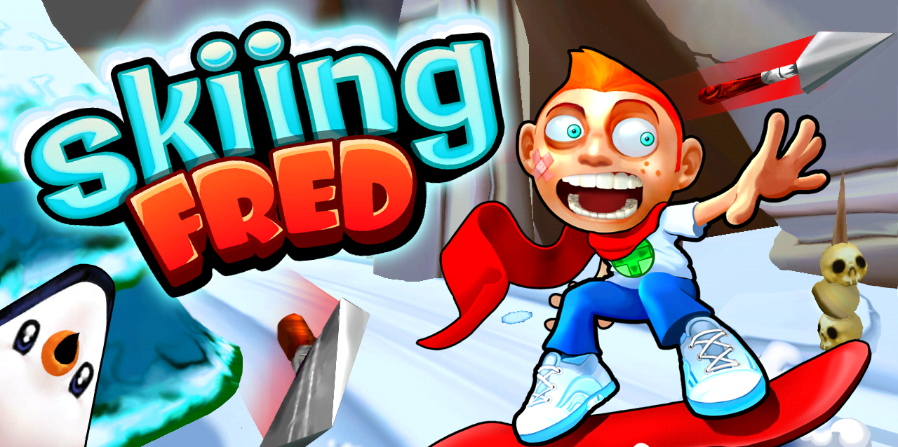 Skiing Fred gameplay screenshot 1