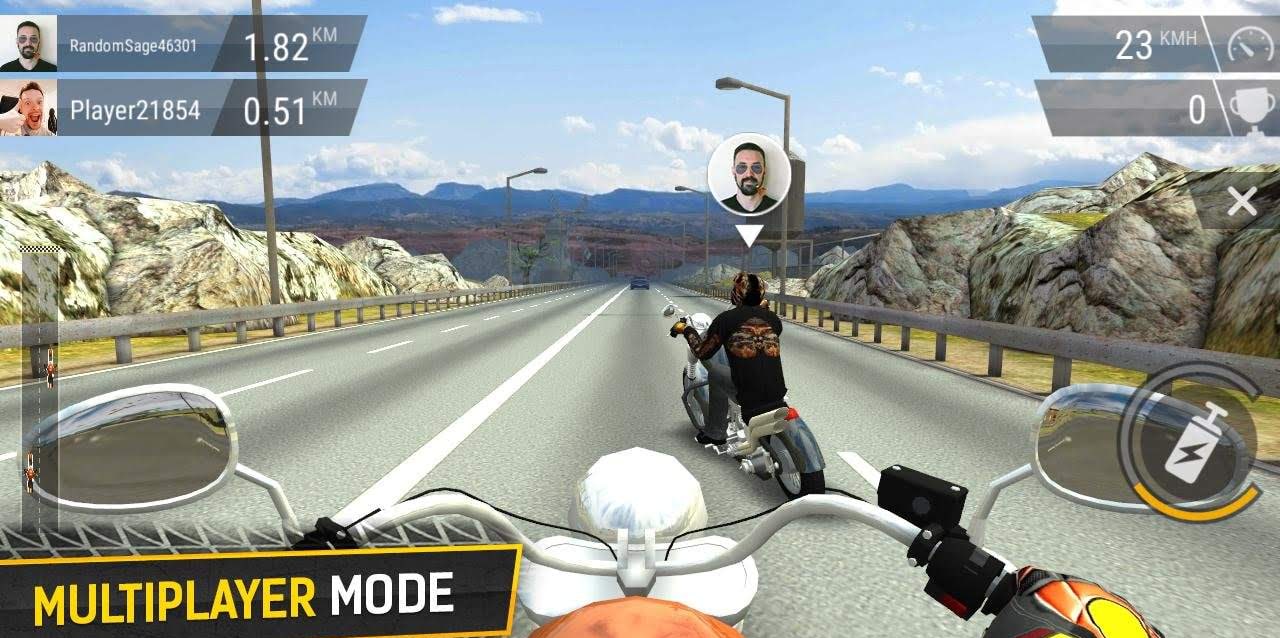 Moto Racing 3D screenshot 1