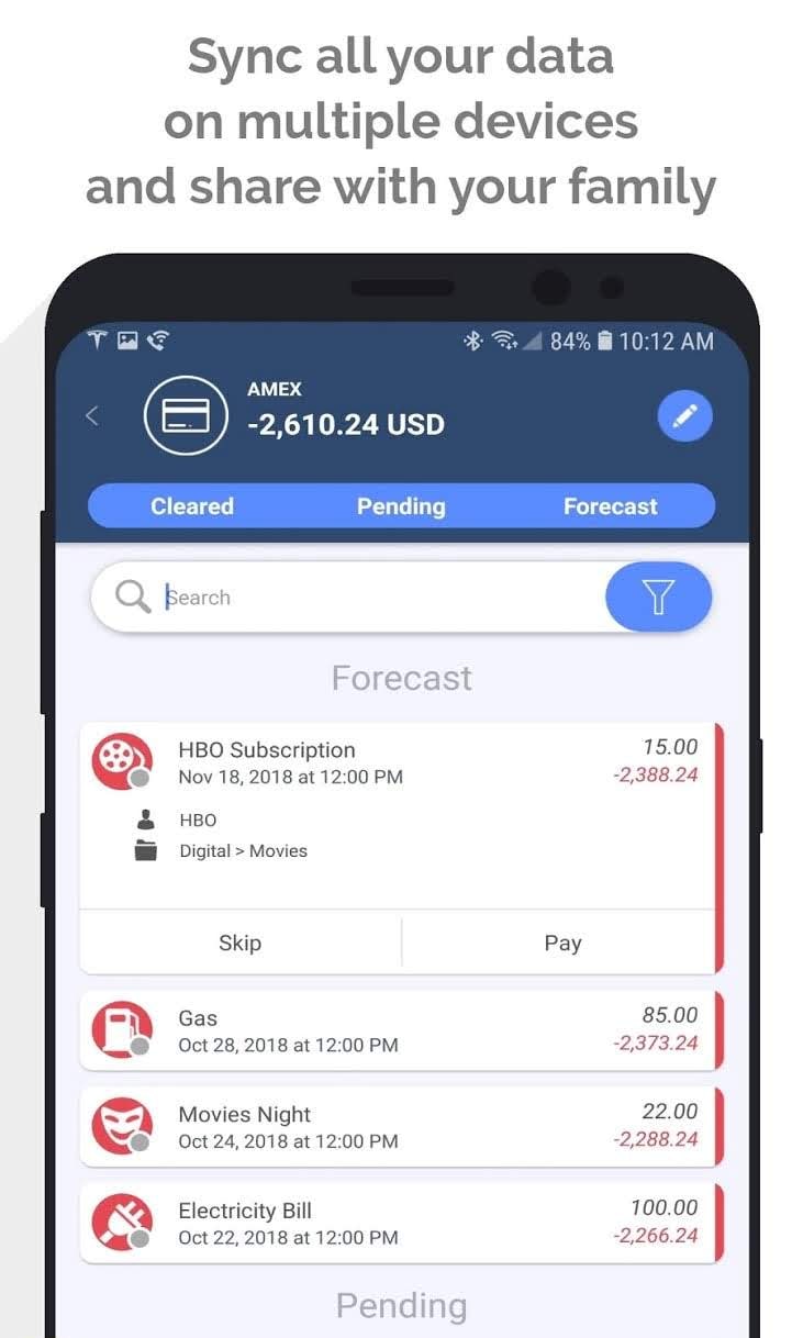 MoneyWiz 3 - Fiat & Crypto screenshot 3