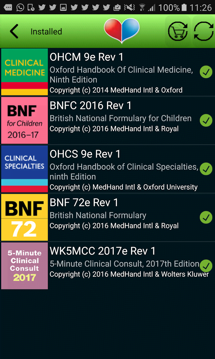 MedHand Mobile Libraries screenshot 1