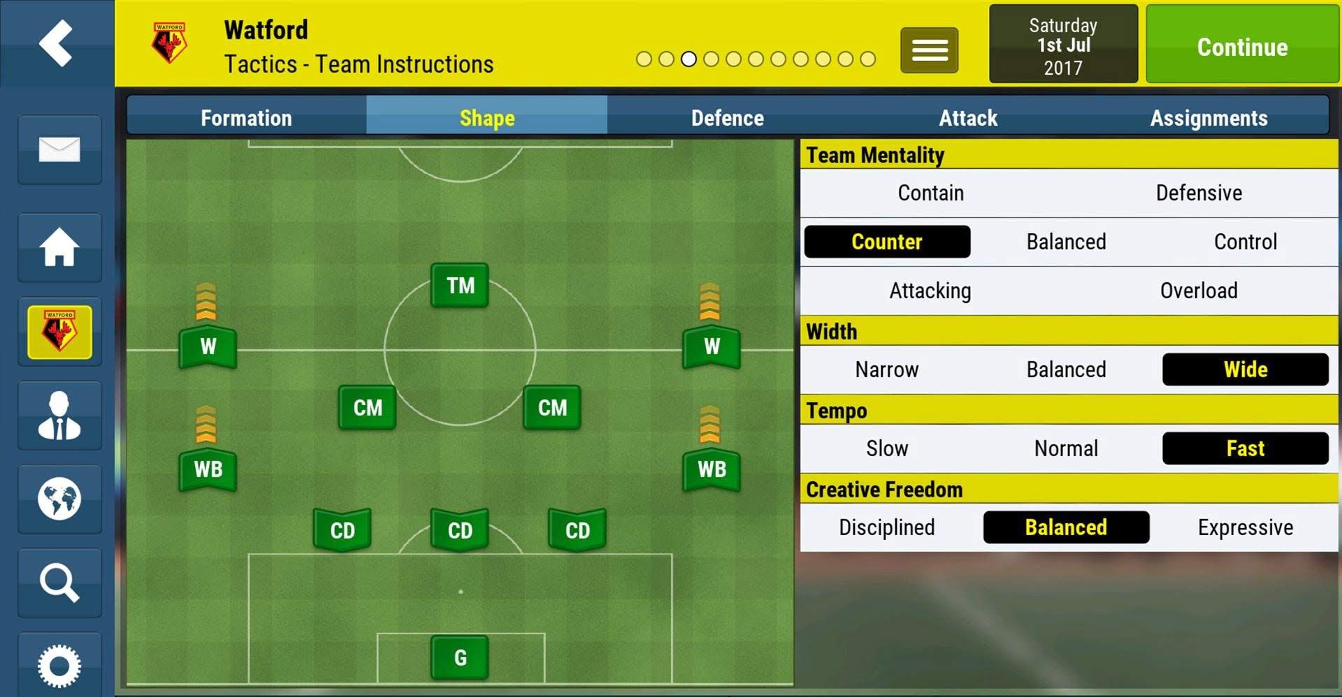 Football Manager Mobile 2018 screenshot 2