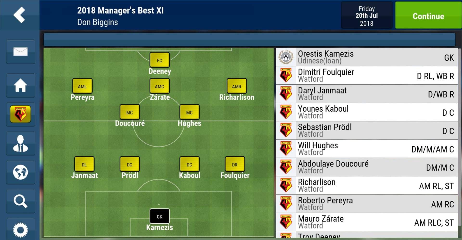 Football Manager Mobile 2018 screenshot 3
