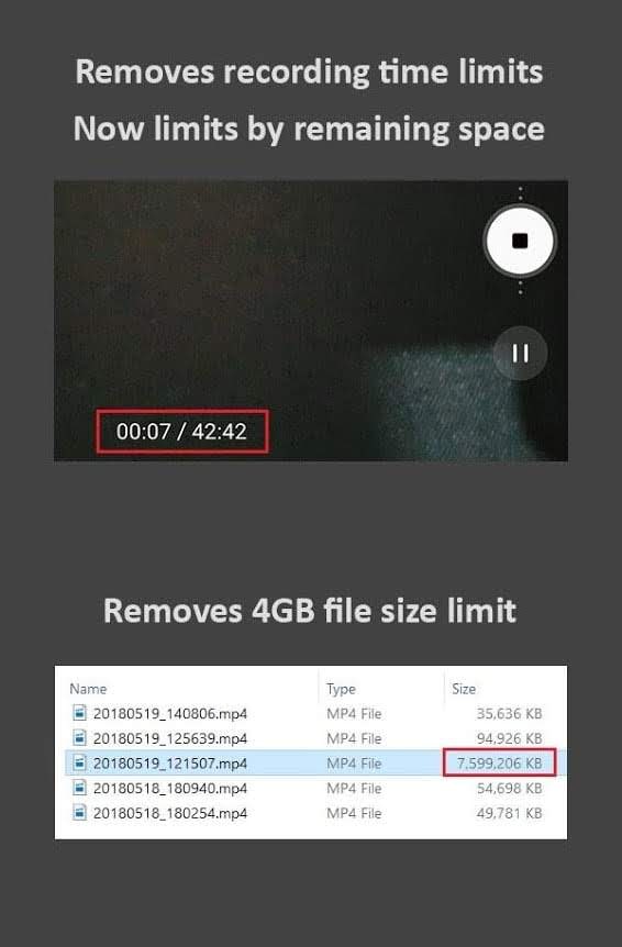 Camera Mod N8 - Bitrates & Settings screenshot 2