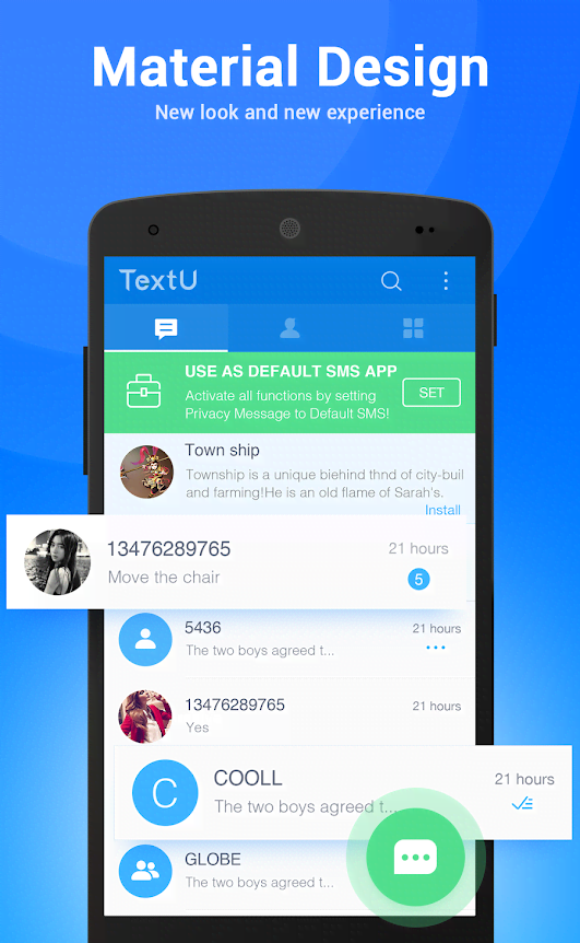 TextU Pro - Private SMS Messenger screenshot 2