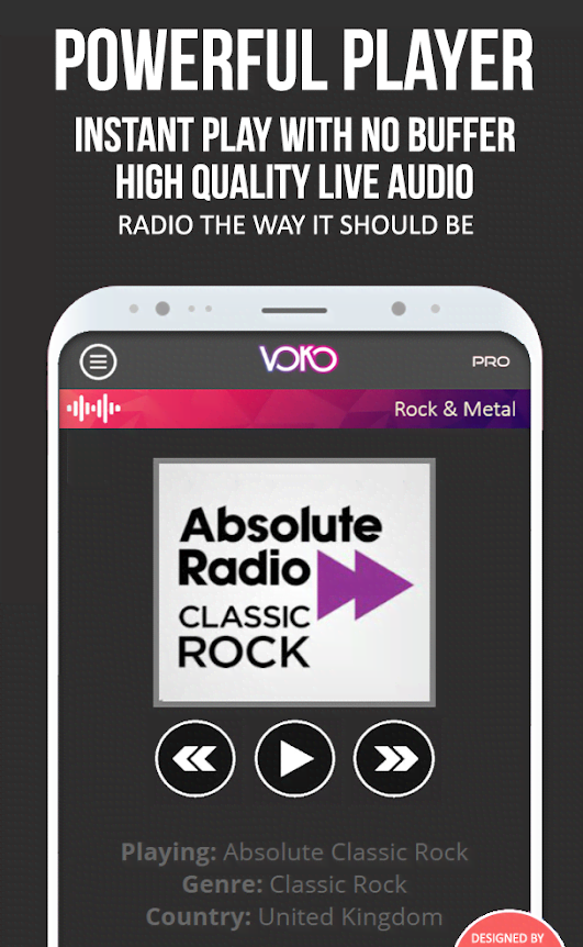 VOKO Radio PRO - Global Streams screenshot 2