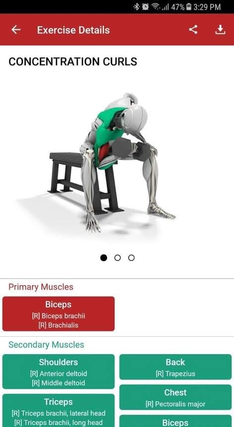 MuscleMatics preview screenshot 2
