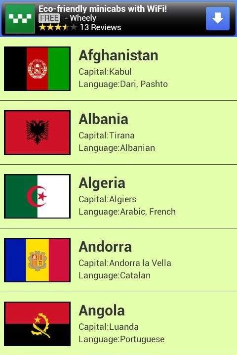 World Citizen: Country, Capital & Flag Trivia screenshot 3