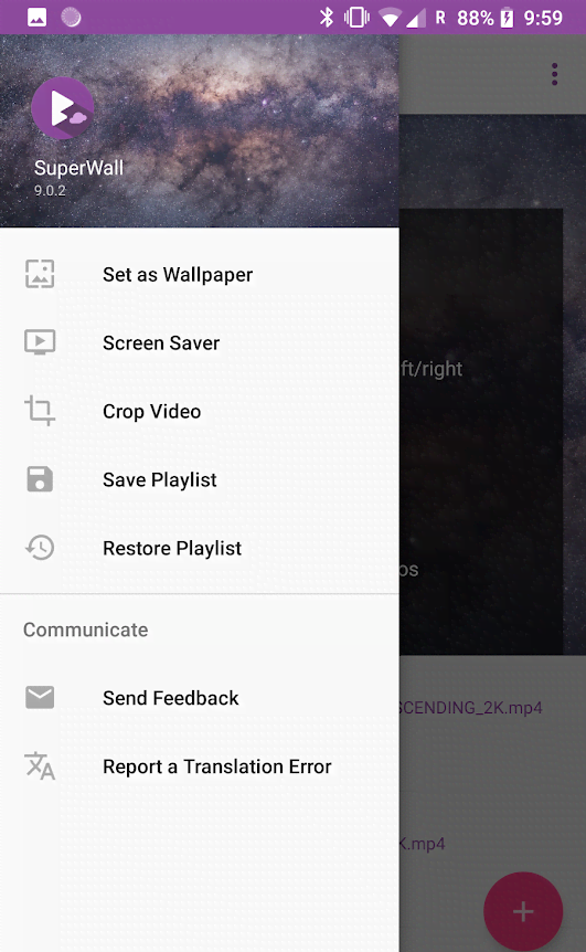 SuperWall Video Live Wallpaper screenshot 3