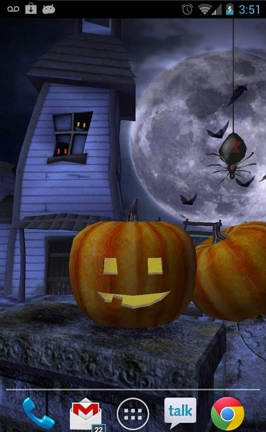 Halloween Live Wallpaper screenshot 1