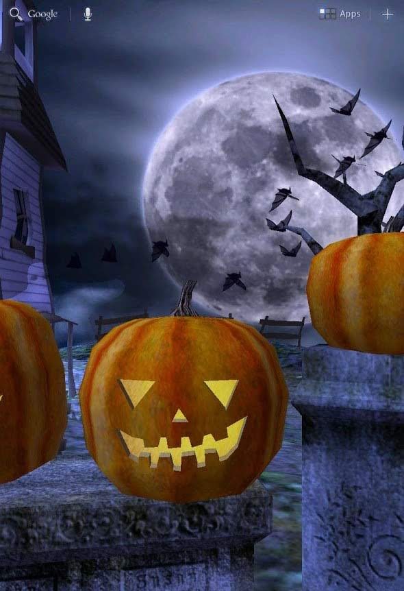 Halloween Live Wallpaper screenshot 2