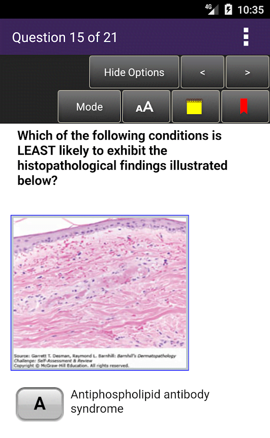 Barnhill's Dermatopathology Challenge screenshot 4