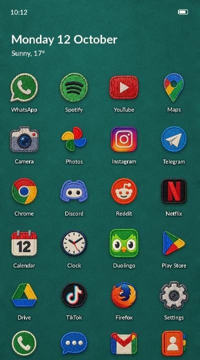 Threadwork: Stitched Icon Pack screenshot 3