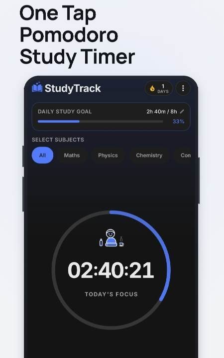 StudyTrack: Study Timer screenshot 1