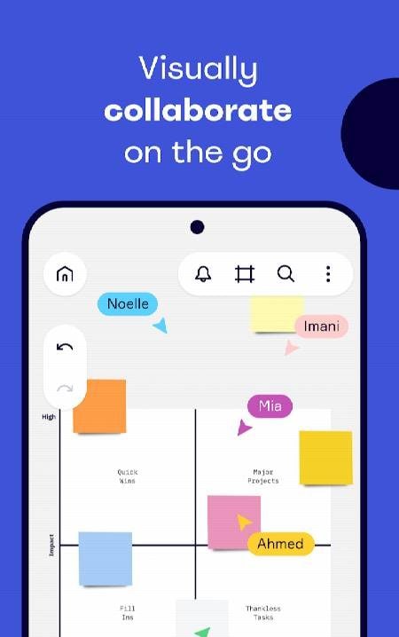 Miro: Online whiteboard screenshot 1