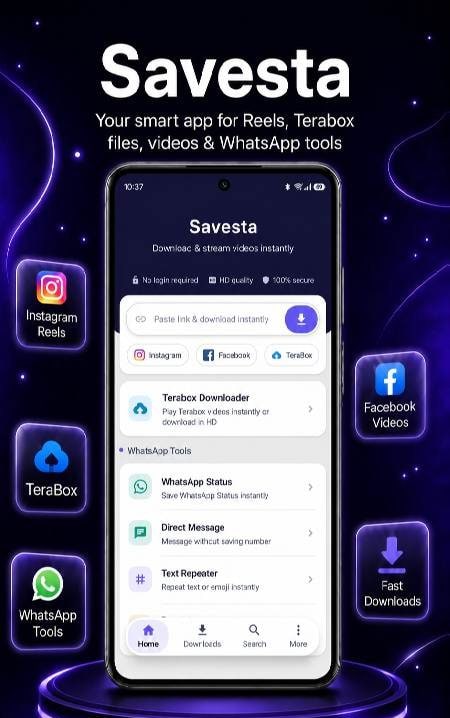 Savesta – Reel & Status Saver preview image 1