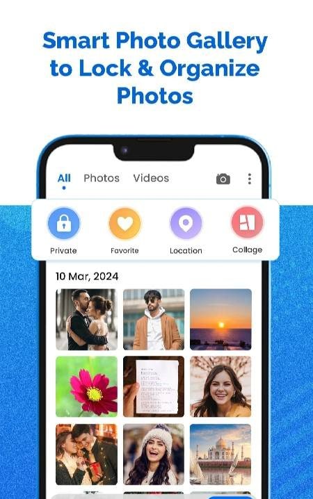 Gallery - Video, Photo Vault Screenshot 1