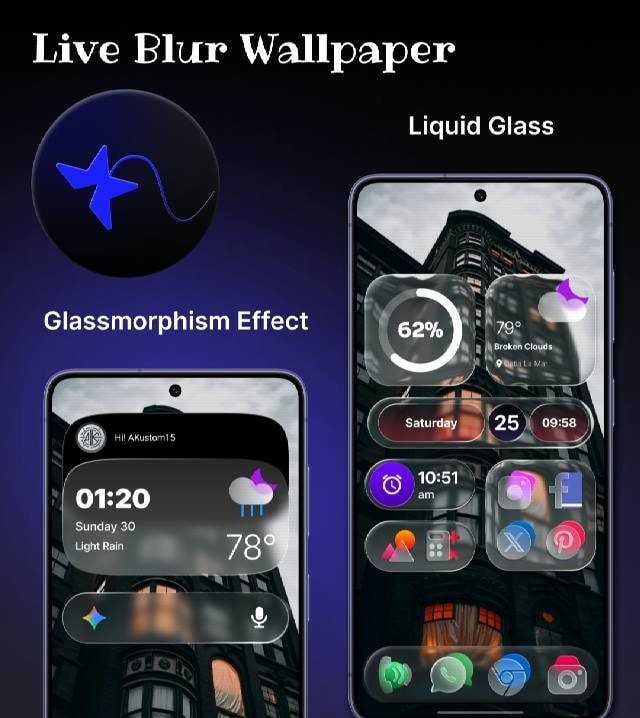 Live Blur Wallpaper screenshot 1