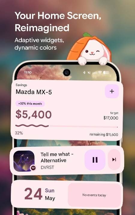 n0widgets: Material You Widget screenshot 1