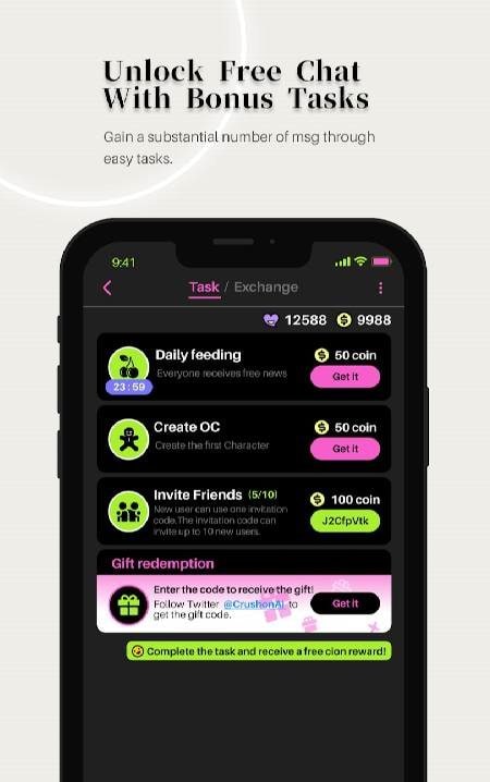 Crushon AI: AI Friend Chat screenshot 4