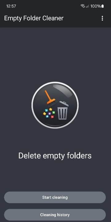 Empty Folder Cleaner screenshot 1