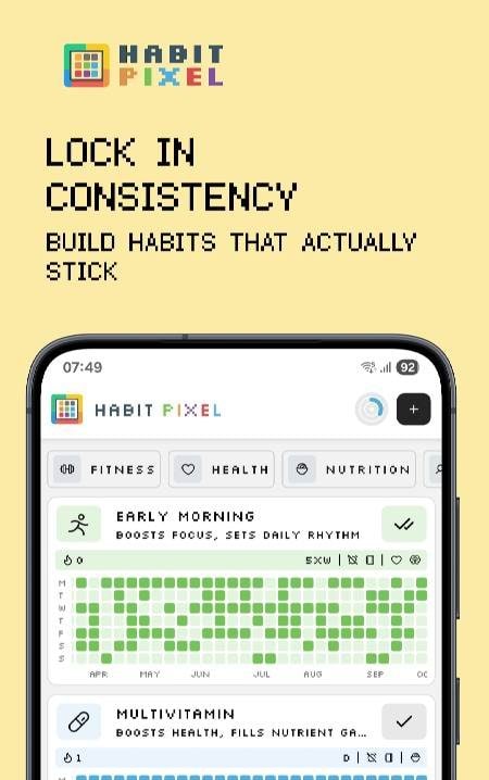 Habit Pixel: Streak Tracker screenshot 1
