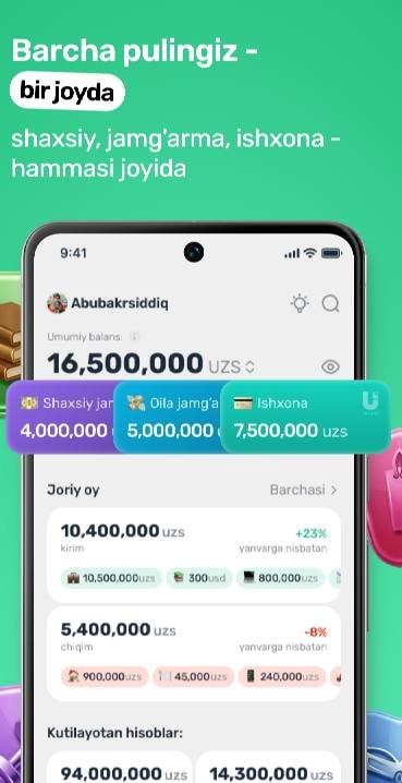 Hisobchi AI - Kirim va chiqim screenshot 3