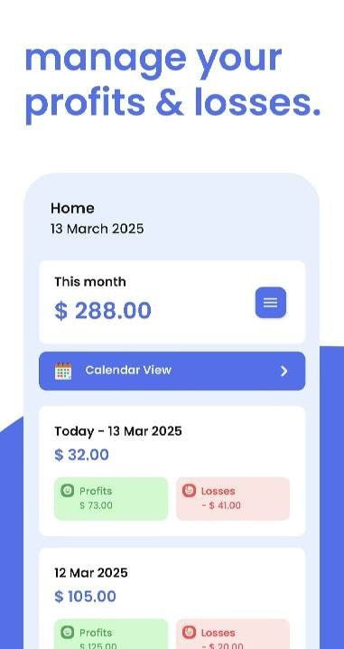 PNL - Simple Trading Journal screenshot 1