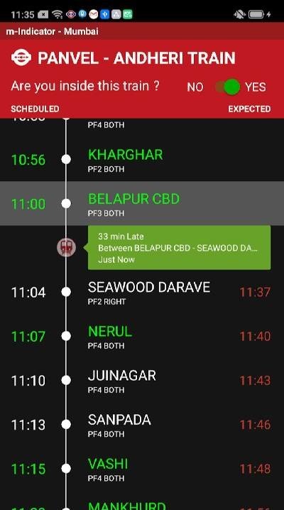 m-Indicator: Mumbai Local second preview image