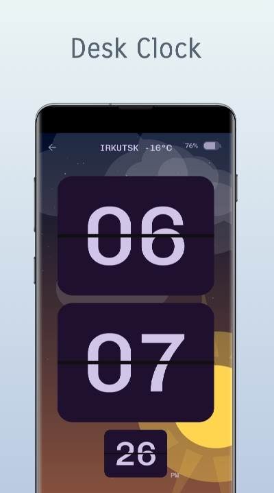 Flip Clock+: Alarm & Desk screenshot 1
