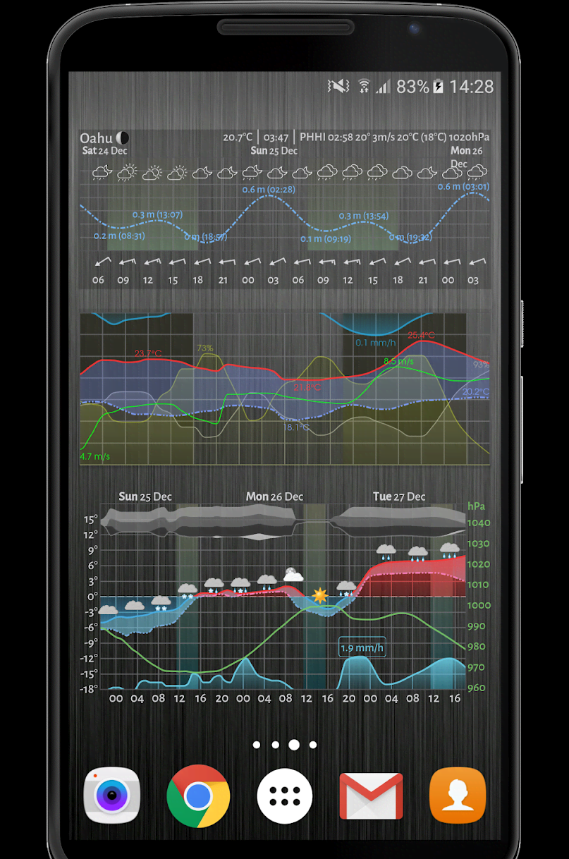 Meteogram Pro Weather Widget screenshot 1