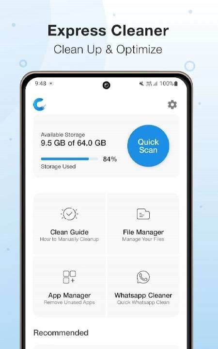 Express Cleaner: Clean Phone screenshot 1