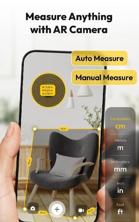 AR Ruler: Tape Measure preview 1