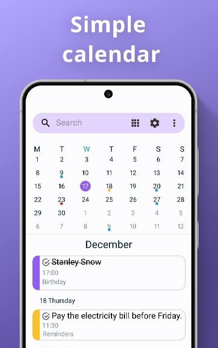 Simple Calendar Planner 2026 screenshot 2