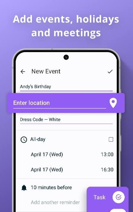 Simple Calendar Planner 2026 screenshot 4
