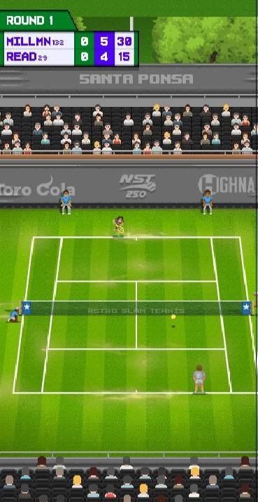 Retro Slam Tennis screenshot 1
