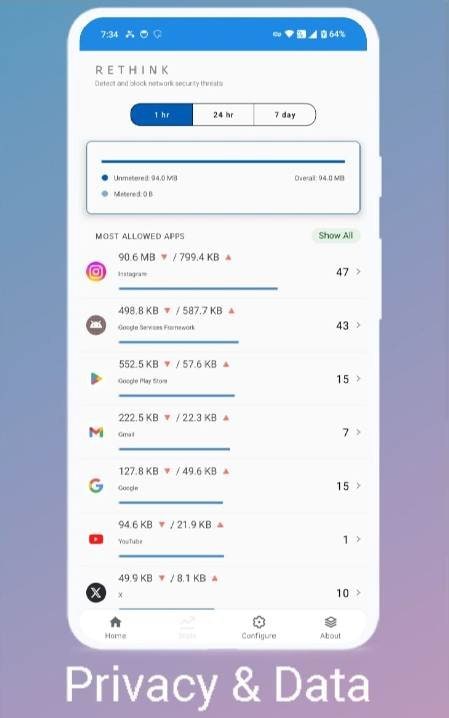 Rethink: DNS + Firewall + VPN screenshot 3
