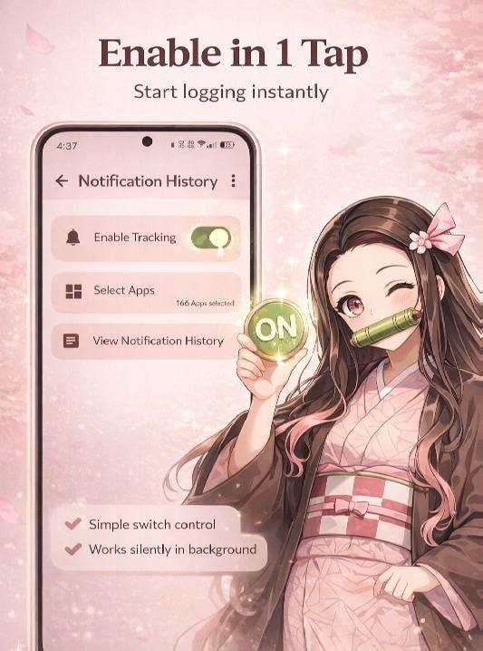 Notification History screenshot 2