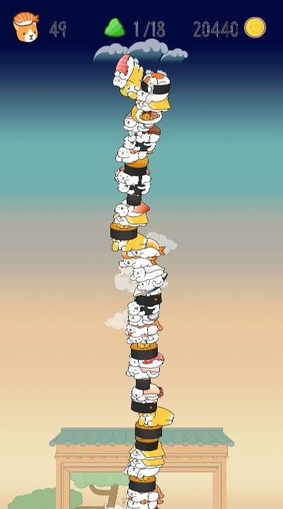 Neko Sushi - Stack Game screenshot 4