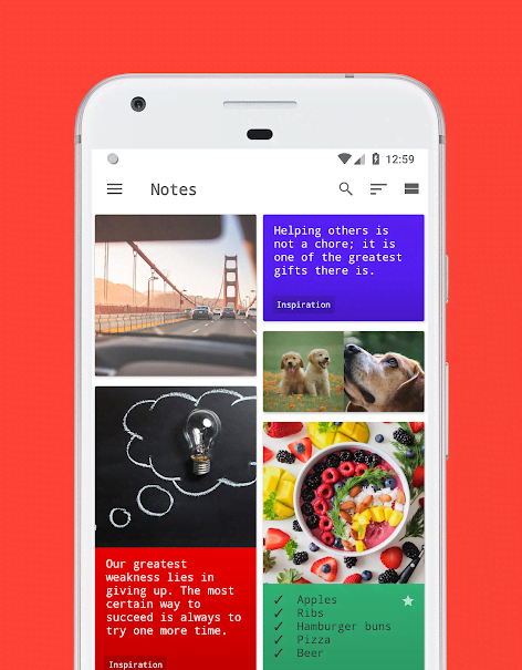 D Notes screenshot 1