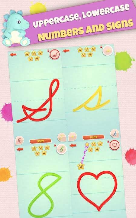 LetraKid Cursive: Alphabet Letters Writing Kids screenshot 2