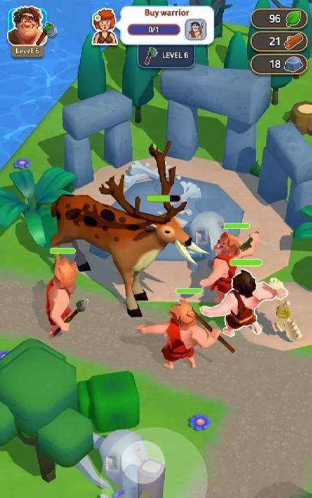 Stone Age Survival - Tribal Game screenshot 1