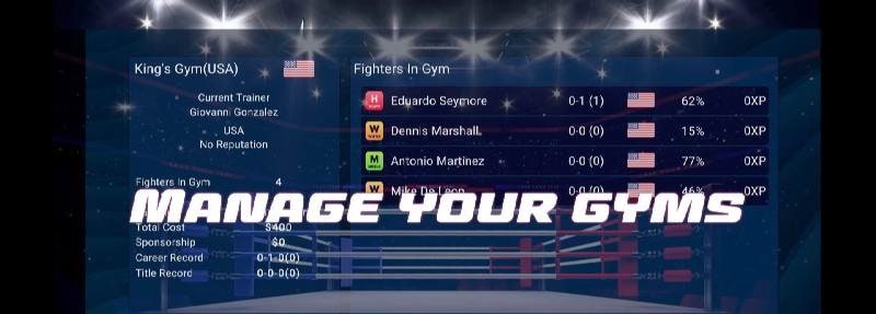 Boxing Manager screenshot 3