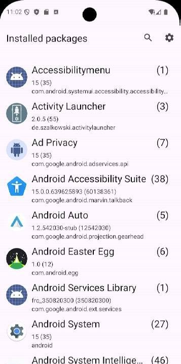 Activity Launcher Screenshot 1