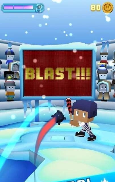 Blocky Baseball gameplay screenshot 1